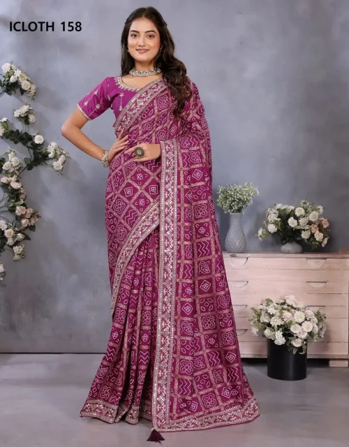 Elegant Party Wear Saree