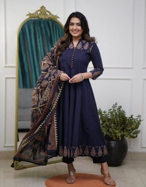 Launching New Designers Kurti and Dupatta Set