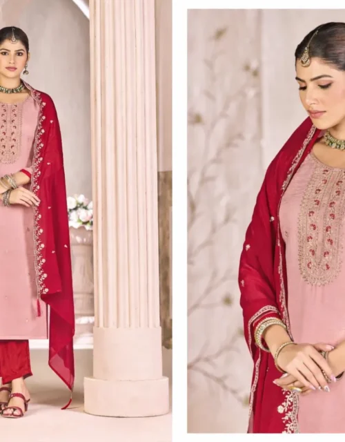Fancy Salwar Suit in Pink